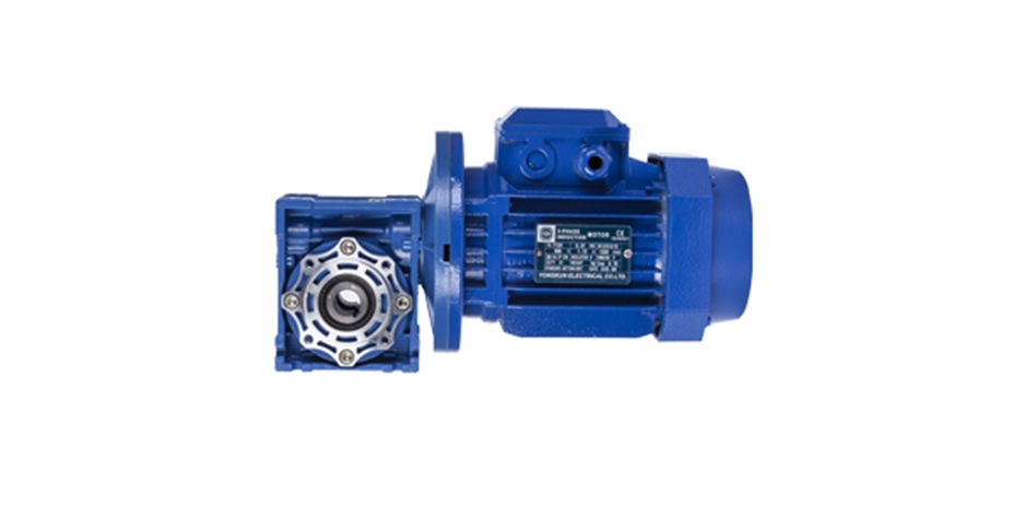 NMRV減速機配三相異步電動機立式安裝